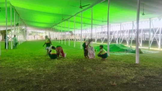 ৩৫ হাজার মুসল্লির নামাজের জন্য প্রস্তুত জাতীয় ঈদগাহ