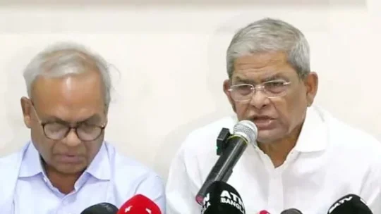 ৭ নভেম্বর ঘিরে বিএনপির ১০ দিনের কর্মসূচি
