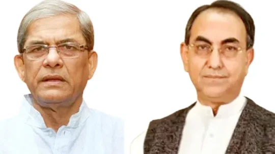 মির্জা ফখরুল ও মির্জা আব্বাসকে আটকের অভিযোগ