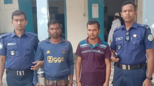 মা-বাবাকে জুতাপেটা করায় দুই ছেলে গ্রেপ্তার