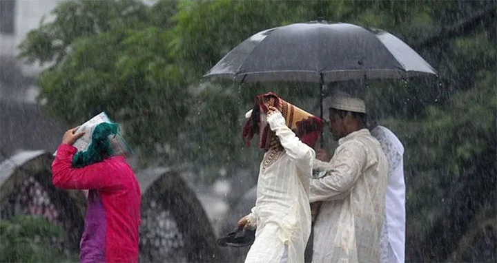 ঈদের দিন যেসব এলাকায় হতে পারে অতি ভারী বৃষ্টি