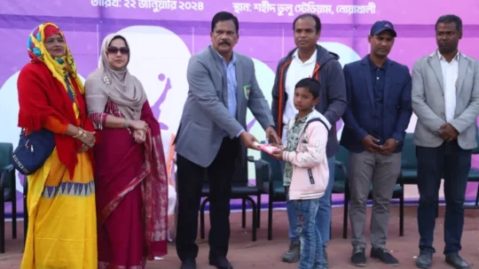 নোয়াখালীতে পিনাকল স্পোর্টস অ্যাসোসিয়েশনের বার্ষিক ক্রিড়া প্রতিযোগিতা ও সাংস্কৃতিক অনুষ্ঠান