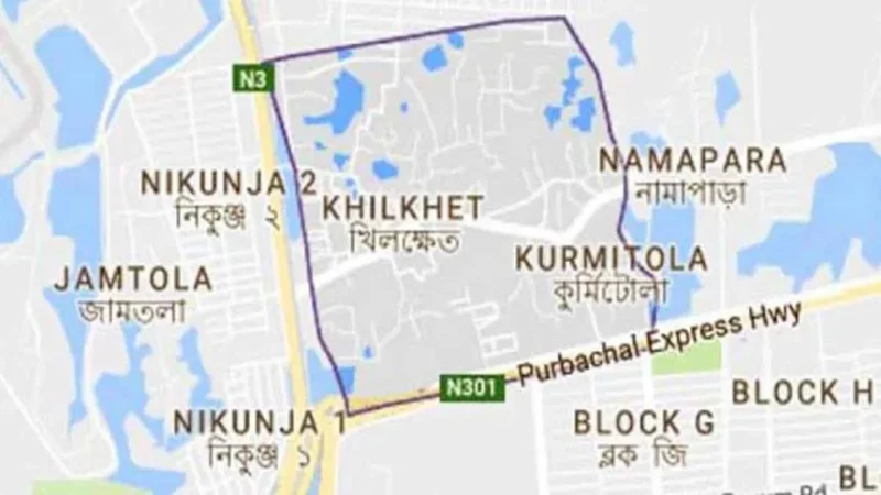 খিলক্ষেতে এক যুবক নিহত হ্য় ট্রেনে কাটা পরে