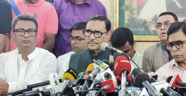 আন্দোলনকারীদের রাজাকার স্লোগানের জবাব ছাত্রলীগই দেবে: কাদের