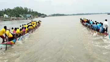 রৌমারীতে বঙ্গবন্ধুর স্মরণে আয়োজিত নৌকাবাইচের ফাইনাল অনুষ্ঠিত