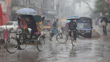 ঢাকাসহ পাঁচ বিভাগে ভারী বৃষ্টির আভাস