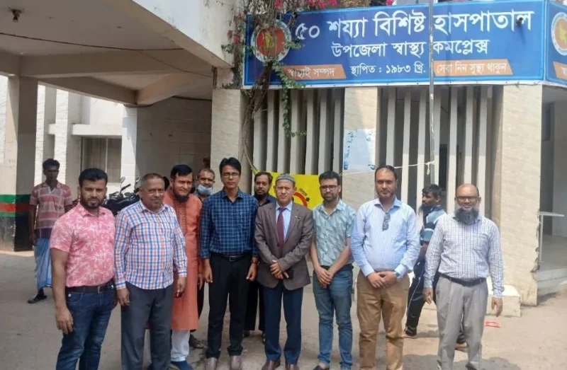 শ্রীপুর উপজেলা স্বাস্থ্য কমপ্লেক্সের উন্নয়নে তৎপর নতুন স্বাস্থ্য কর্মকর্তা