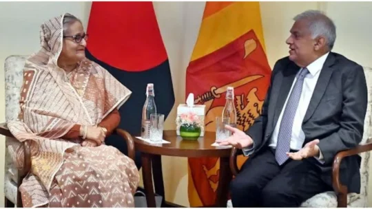 শেখ হাসিনার ভারতেই থাকা উচিত: শ্রীলঙ্কার প্রেসিডেন্ট