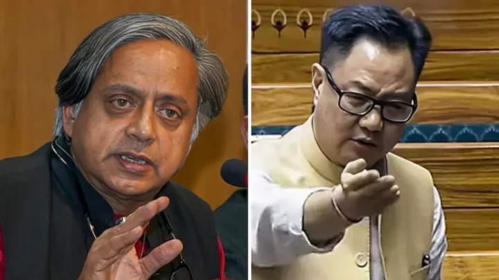 ভারত বাংলাদেশ নয়, ফ্রান্সও নয়, রিজিজুকে জবাব থারুরের!