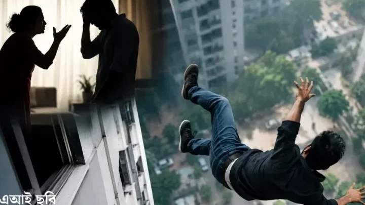 স্ত্রীর সঙ্গে ঝগড়া এড়াতে বারান্দা দিয়ে নামতে গিয়ে ২১ তলা থেকে পড়ে যুবকের মৃত্যু!