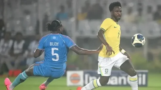 ব্রাজিলের বিপক্ষে ঐতিহাসিক ম্যাচে ৪ ০ গোলে হারল ভারত!