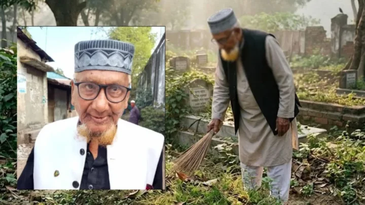 ১৫ বছর ধরে প্রতিদিন স্ত্রীর কবর পরিষ্কার করেন ৮৫ বছরের আইনজীবী!