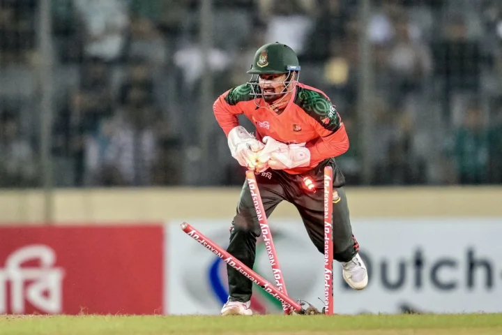 Litton Das ran Saim Ayub out, Bangladesh vs Pakistan, 2nd T20I, Mirpur, July 22, 2025