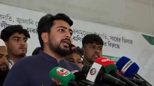 আওয়ামী লীগের সঙ্গে আঁতাত করে বিএনপি ক্ষমতায় এসেছে: নাহিদ ইসলাম