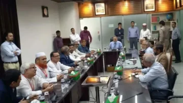 সিইসির সঙ্গে বৈঠকে জামায়াত নেতৃত্বাধীন ১১ দলীয় ঐক্য, আলোচনায় নির্বাচনী পরিবেশ!