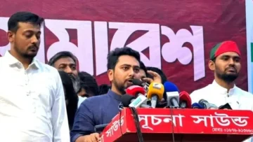 স্বরাষ্ট্রমন্ত্রী জ্বালানিমন্ত্রীর পদত্যাগ দাবি, না হলে মিছিল বড় করার হুঁশিয়ারি নাহিদের!