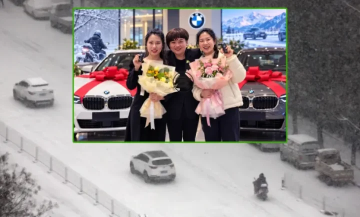 কনকনে শীতেও কাজে ফাঁকি নেই, কর্মীদের বিএমডব্লিউ উপহার রেস্তরাঁ মালিকের!