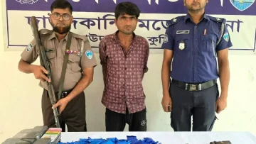 দাউদকান্দিতে পিকআপ থেকে পিস্তল ও ৩৬ হাজার ইয়াবাসহ চালক গ্রেফতার
