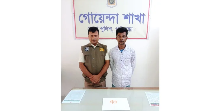 ডিবির অভিযানে ৪০ পিস ইয়াবাসহ মাসুদ গ্রেফতার