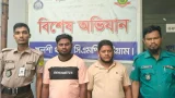 খুলশীতে ৬ কেজি গাঁজা ও বিদেশি মদসহ ২ মাদক কারবারি আটক