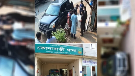 এসএ পরিবহনের কোনাবাড়ী শাখা অফিসে চাঁদাবাজীর ঘটনায় গ্রেফতার ১