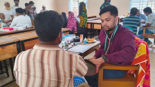 ফেনীর ছনুয়ায় দিনব্যাপী ফ্রি মেডিকেল ক্যাম্প অনুষ্ঠিত