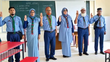 কাউনিয়ায় কাব স্কাউট ইউনিট লিডার বেসিক কোর্সের উদ্বোধন