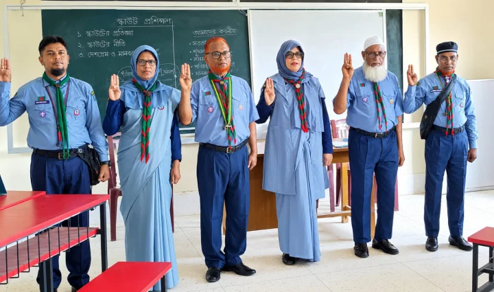 কাউনিয়ায় কাব স্কাউট ইউনিট লিডার বেসিক কোর্সের উদ্বোধন