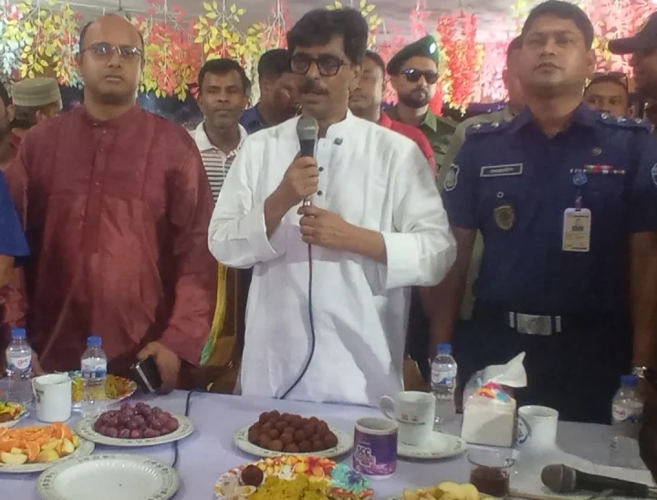 শ্রীল্লভপুর ঘোষপাড়া শ্রীশ্রী কালী মন্দির পরিদর্শনে কৃষিমন্ত্রী আমিনুর রশিদ ইয়াসিন