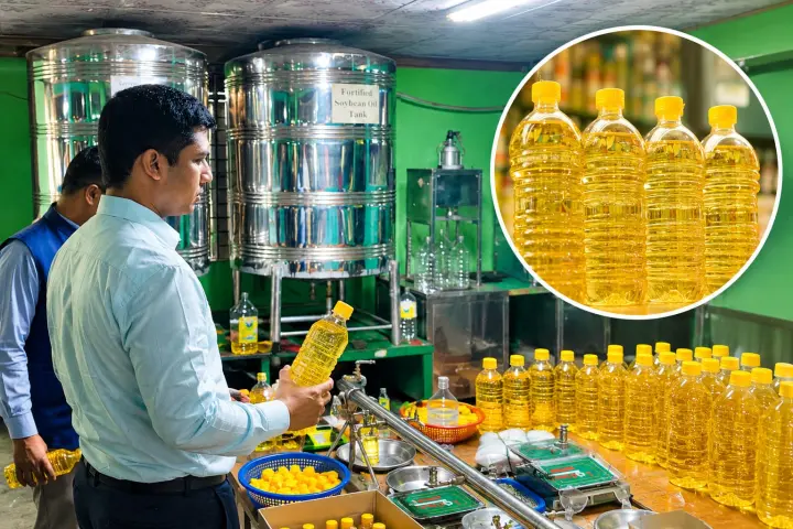 গাজীপুরে পাম অয়েলকে সয়াবিন তেল হিসেবে বিক্রির দায়ে জরিমানা, চার প্রতিষ্ঠানে অভিযান