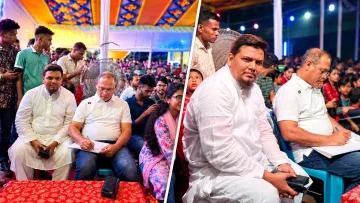 গাজীপুরের বাসনে পূজামণ্ডপ পরিদর্শনে জিএমপি কমিশনার, শান্তিপূর্ণ দুর্গোৎসব উদ্‌যাপনের আহ্বান