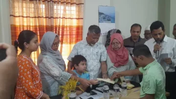কালাইয়ে ১৪৬ দুস্থ মানুষের মাঝে আর্থিক সহায়তা বিতরণ