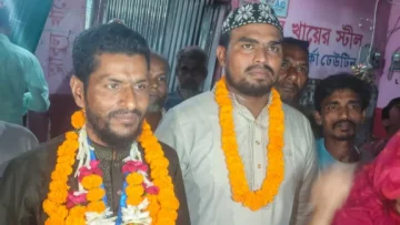 আক্কেলপুর বাজার বণিক সমিতির নির্বাচনে সভাপতি নয়ন, সম্পাদক সৈকত